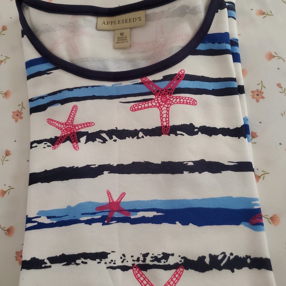 APPLESEED'S "STAR FISH" S/S/ TOP-NWOT - Picture 4 of 6